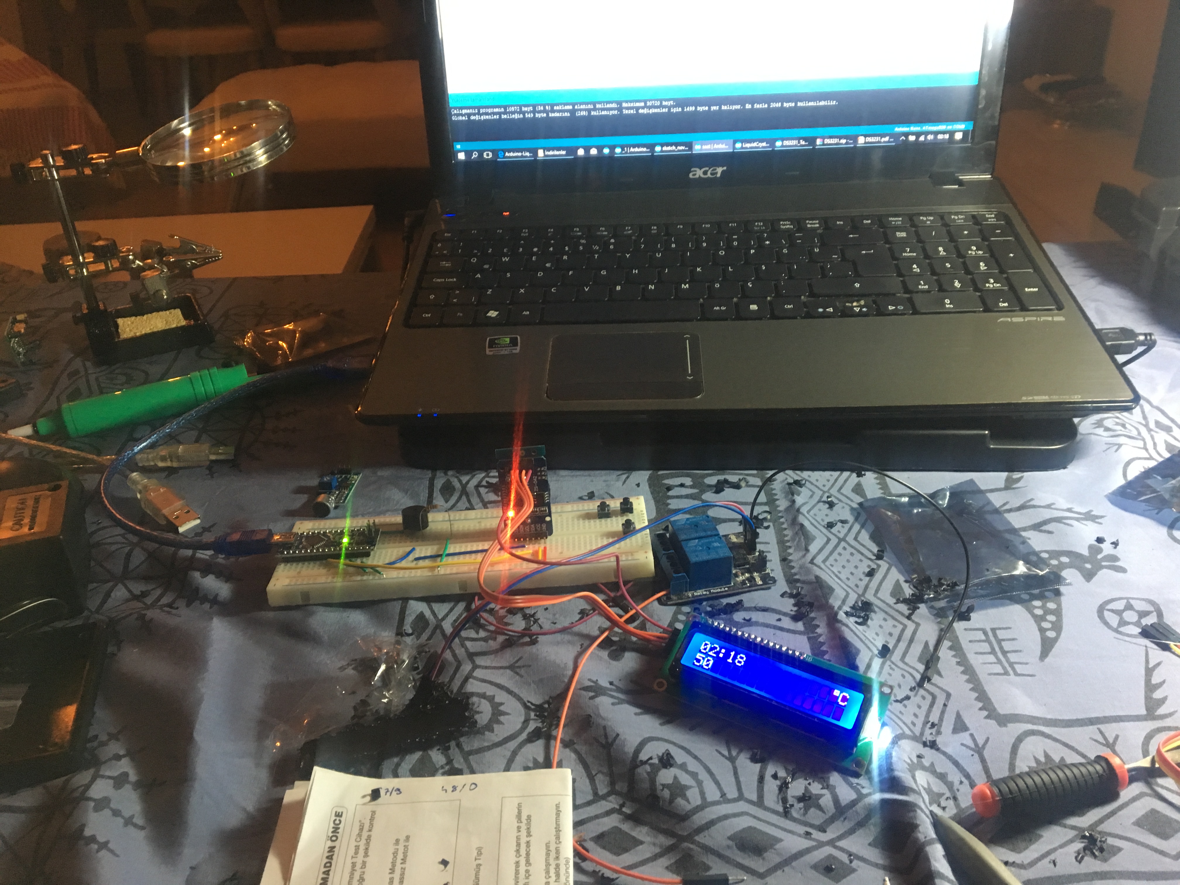 arduino devre DIY Kenan Aksoy